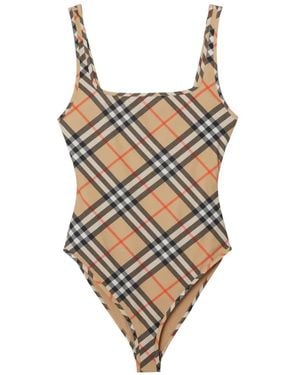 Burberry Geruit Badpak - Meerkleurig