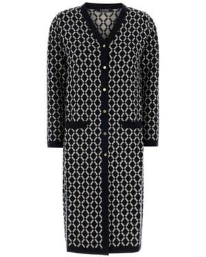 Max Mara Azzurro Cardigan Aus Wolle - Schwarz