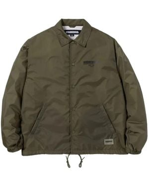 Neighborhood Jacke mit Logo-Print - Grün