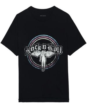 Zadig & Voltaire Tommer Strass T-Shirt - Black