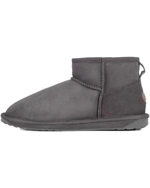 EMU Suede Ankle Boots - Grey