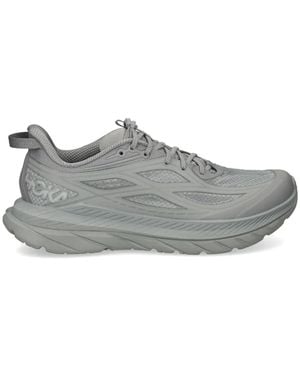 Hoka One One Mach Remastered Panelled Trainers - Grey