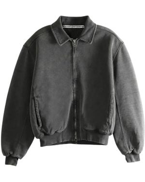 Alexander Wang Zip-Up Bomber Jacket - Black
