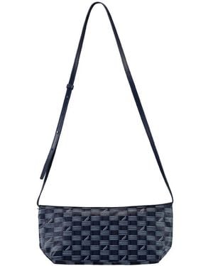 Moreau Antoine Double Long Crossbody Bag - Blue