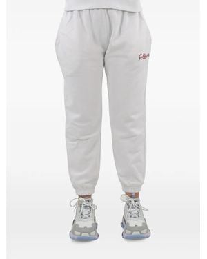 Follovers Elasticate-Waistband Track Trousers - Grey