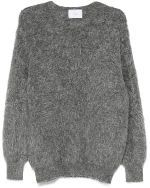 Ssstein Brushed Mohair-Blend Jumper - Grey