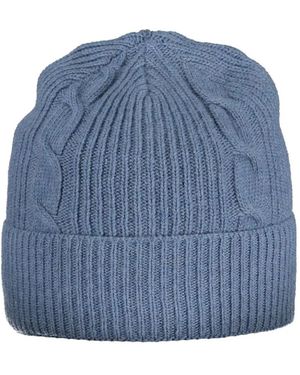 North Sails Cable-knit beanie hat - Blau