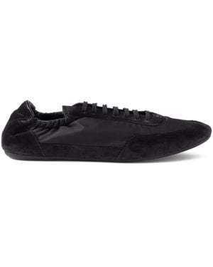 Prada Re-Nylon-Suede Sneakers - Black