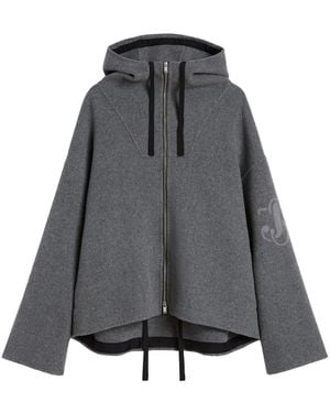 Jil Sander フェルト ジャケット - グレー