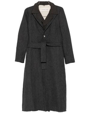 A Tentative Atelier Johnston Belted Coat - Black