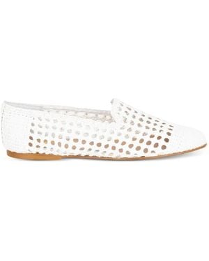 Status Intreccio Loafers - White
