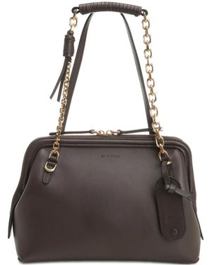 Etro Small Leather Shoulder Bag - Black