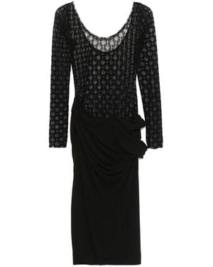 Givenchy 4G Mesh Dress - Black