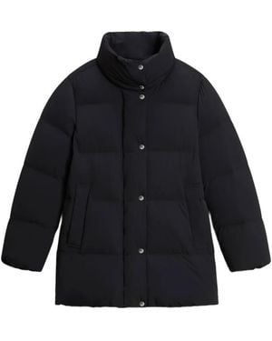 Woolrich Madison Quilted Coat - Blue