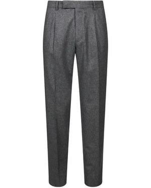 ZEGNA Pleated Trousers - Grey