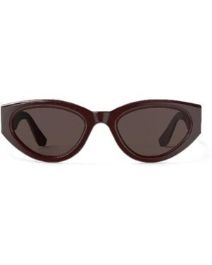 ROTATE BIRGER CHRISTENSEN X Chimi Cat-Eye Frame Sunglasses - Red