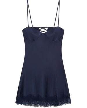 Donde Esteban Midnight Minidress - Blue