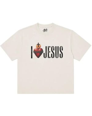 Melt Graphic-Print T-Shirt - White