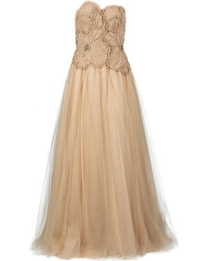 Costarellos Edra Gown - Natural