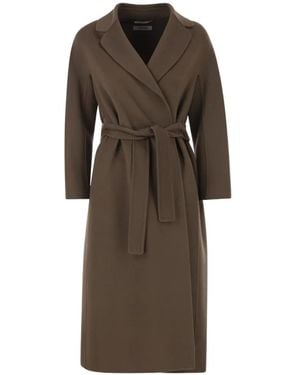Max Mara Esturia Belted Coat - Brown
