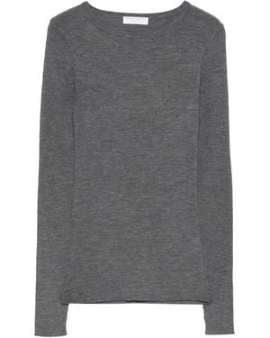 Majestic Filatures Ribbed Wool Top - Grey