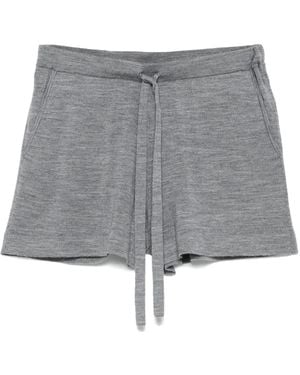 P.A.R.O.S.H. Fine-Knit Shorts - Grey