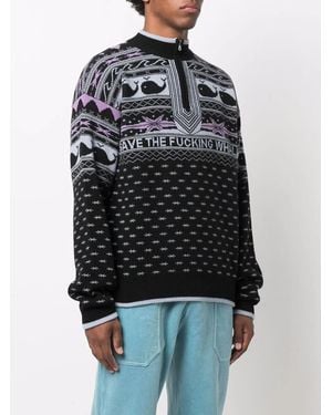 Phipps Save The Whales Jumper - Black