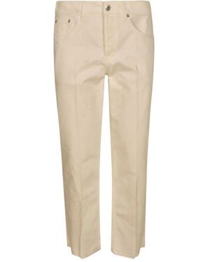Lanvin Button-Detail Trousers - Natural