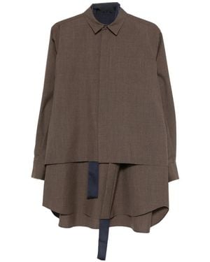 Sacai Dresses - Brown