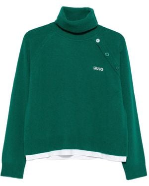 Liu Jo Pull À Col Roulé - Green