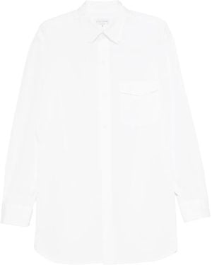 Yohji Yamamoto Camicia Con Taschino - Bianco