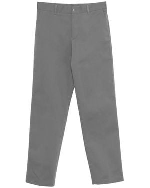 Fendi Logo-Detail Trousers - Grey