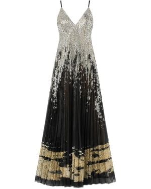 Lethicia Bronstein Carrie Pleated Gown - White