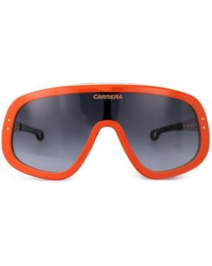 Carrera Shield-Sonnenbrille Mit Goldfarbenem Detail - Blau