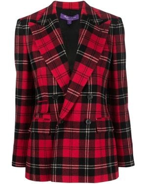 Ralph Lauren Blazer Kellin Tartan - Rosso