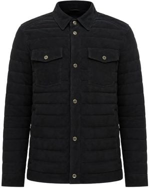 Moorer Crespi Quilted Down Jacket - Black