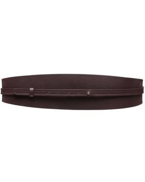 Niu Leather Belt - White