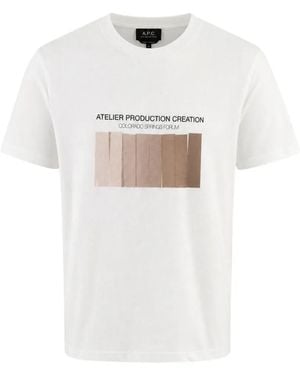 A.P.C. Graphic-Print T-Shirt - White