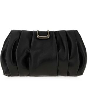 Brunello Cucinelli Clutch Plissettata - Nero