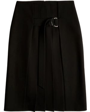 Tod's Falda Con Cinturón - Negro
