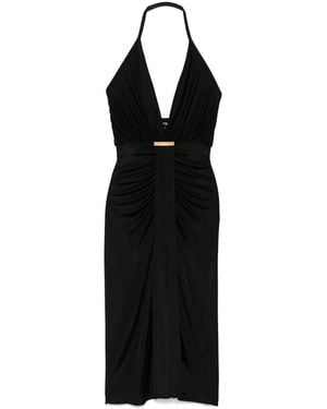 Tom Ford Halterneck Midi Dress - Black