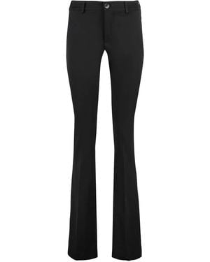 PT Torino Elsa Flared Trousers - Black