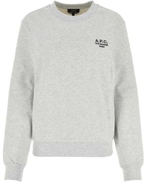 A.P.C. Sudadera Con Efecto De Mezcla - Gris