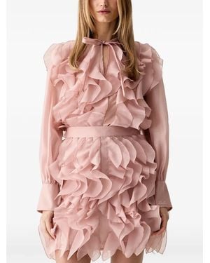 KARL LAGERFELD Ruffled Blouse - Pink