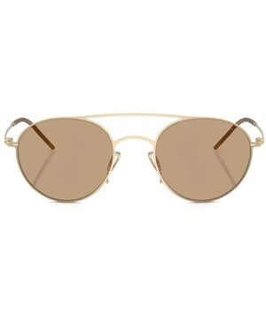 Giorgio Armani Gafas de sol con montura redonda - Neutro