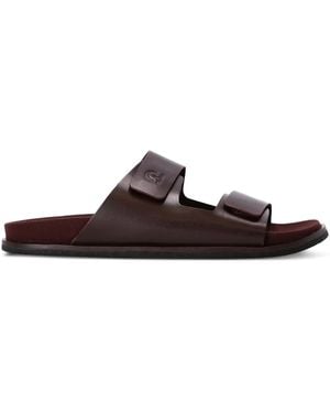 Cole Haan Double-Strap Leather Sandals - Brown