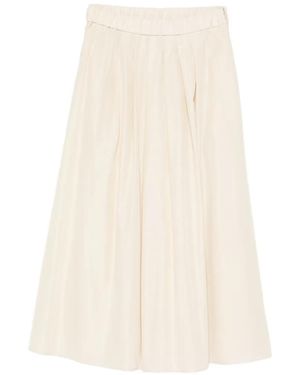 ROSSO35 Pleated Skirt - White