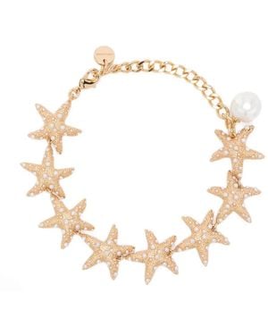 Self-Portrait Sea-Star Bracelet - Metallic