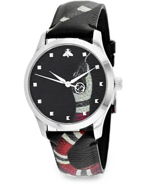 Gucci G-Timeless Armbanduhr 38Mm - Schwarz