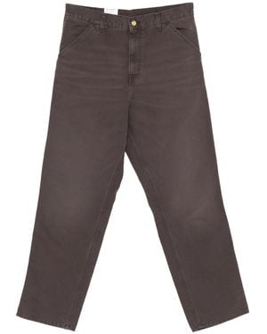 Carhartt Double-Pocket Cotton Jeans - Grey